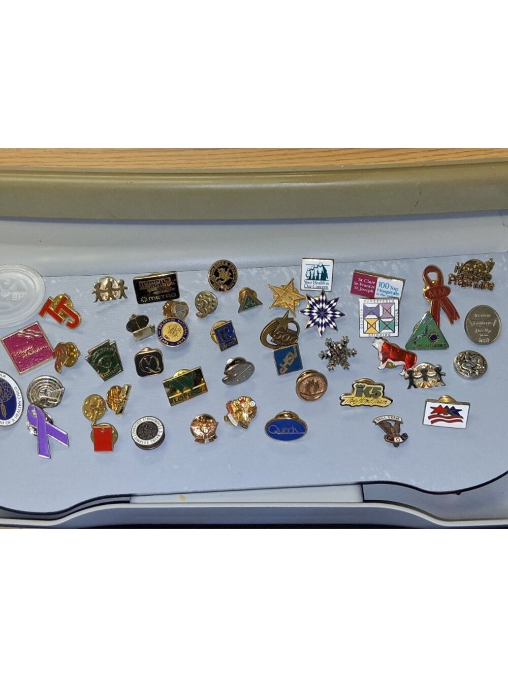 Huge lot of 30 + Vintage Pins From The 80s And 90s